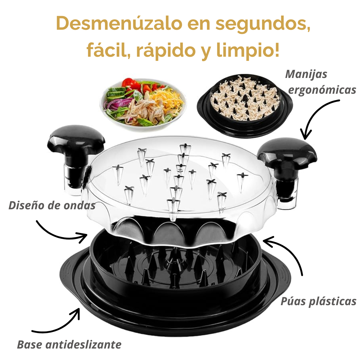 Triturador carne pollo