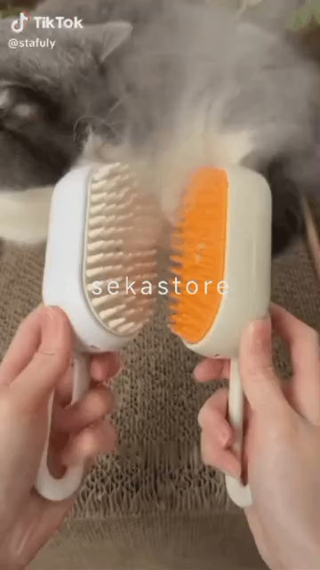 Cepillo de Vapor para Gatos y Perros